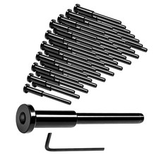 50 Pack 1/8" Black T316 Stainless Cable Railing Kit Swage Stud Receiver Deck