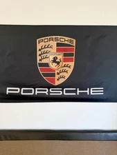 Porsche Flag 3x5 FT – 911 GT3RS Cayenne Banner Garage, Man Cave, Free Shipping
