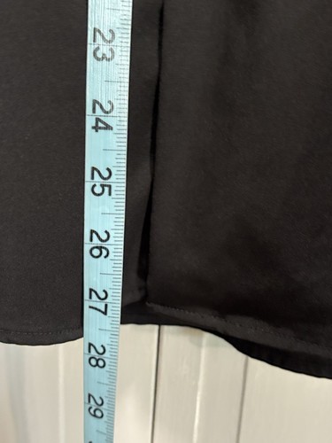 Nautica Long Sleeve Button Down Shirt Black Slim Fit Size 16-16 1/2 (32-33) Soft - Picture 3 of 7