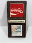 Vintage Coca-Cola Daily Calendar Coke Hanging Wall Sign Mirro Products 1984 NOS