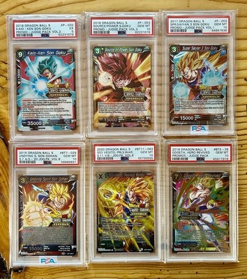 Bandai Dragon Ball Super & Z Graded Card Lot 24x Promo Foil Judge Pack