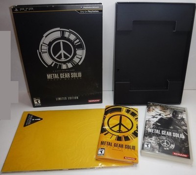 CIB! Metal Gear Solid Peace Walker Limited Edition - PSP MGS Sony PlayStation