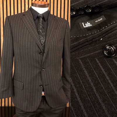 Pal Zileri LAB Wool Sport Coat 42R us) 52 Eu) Lightweight Striped Blazer Jacket