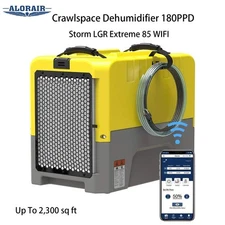 ALORAIR 180PPD Crawlspace Dehumidifier WiFi Commercial Basement Warehouse 2300sq