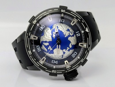 Invicta Celestial Men's 40mm Automatic Miyota Blue Globe Dial, Sapphire Crystal