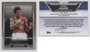 2024 Topps Chrome Bronze Refractor /225 Thomas Hearns #24