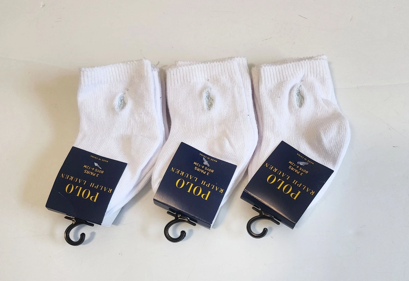 9 Ralph Lauren Baby Boys Embroidered Logo Crew Socks 6 - 12M - NWT
Opens in a new window or tab