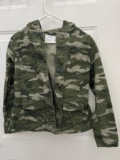 Old Navy Camouflage Girl s Jacket With Hood XL Size 14-16