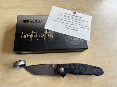  Neues Viper Katla Damast Messer, Limitiert 007/100,EDC, Taschenmesser & Damast