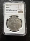 1887-O Morgan Silver Dollar NGC MS 62 Grade