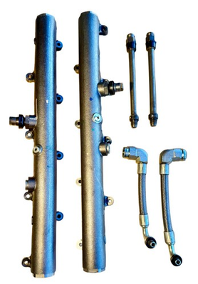 #ad 6.0 Powerstroke High Pressure Oil Rails Set w Lines amp; Standpipes 2003 F250 F350 $179.99