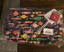 Harveys Seatbelt Bag Foldover Crossbody I Want Candy NEW NWT in Bag Black Pink