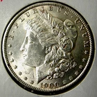 1900 Morgan Uncirculated LUSTROUS Silver Dollar P Philadelphia 1900-P UNC