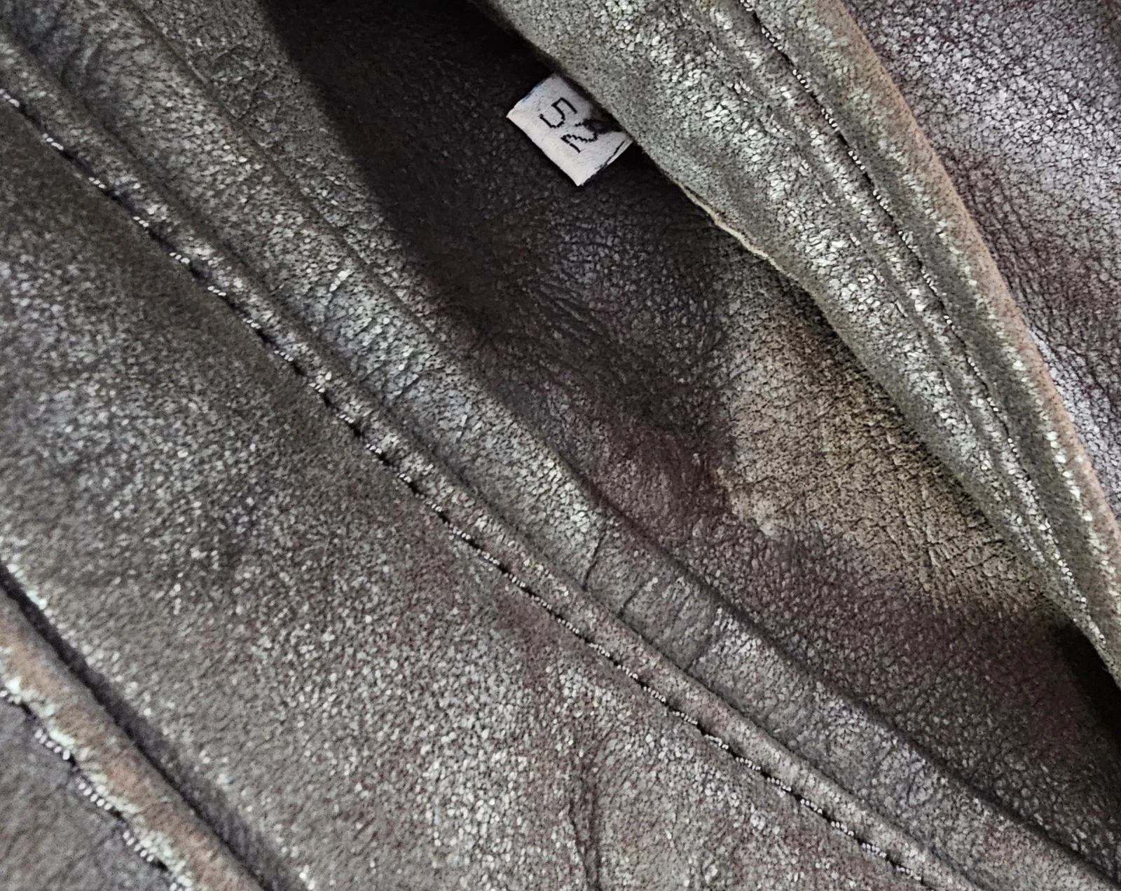 Gimo's Chocolate Brown Super Soft Shearling Jacket 52/L Made In Italy image 2