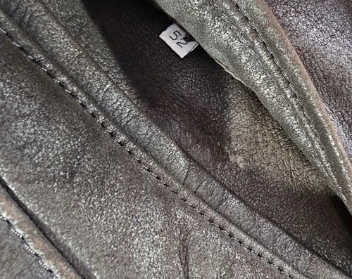 Gimo's Chocolate Brown Super Soft Shearling Jacket 52/L Made In Italy image 2