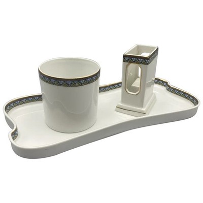 Noritake Toki Kaisha Match Holder Container Tray Nippon Japan Smoking
