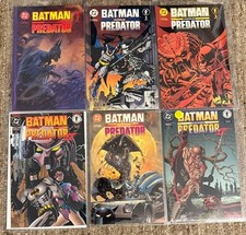 BATMAN VERSUS PREDATOR # 1 2 3 Comic SET 1991 DC Dark Horse HIGH GRADE & part 2