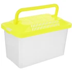  Aquarium Fish Tank Portable Hamster Carrier Plastic Small Clear Travel