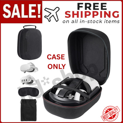 Hard Carrying Case Compatible with Meta Quest 3S/Quest 3/Oculus Quest 2/Vp/Pico4