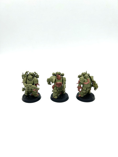 Plague Marines Death Guard x3 Easy To Build Warhammer 40K