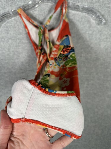 Ralph Lauren Girls One Piece Swimsuit Floral Size 6 Multicolor Tropical - Picture 8 of 8