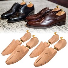 Adjustable Wood Men's Shoe Stretcher Shoe Trees Shape Wood Pair of UK 8-10