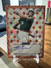 COOPER WILLIAMS 2022 LEAF PERFECT GAME RC 1st PROSPECT AUTO #1/2