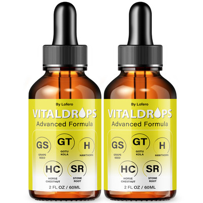 (2 Packs) VitalDrops, Vital Drops Formula for Metabolism & Weight Loss (4 oz)
