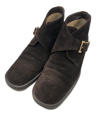 GUCCI Boots Women's Size 36.5 Brown Suede