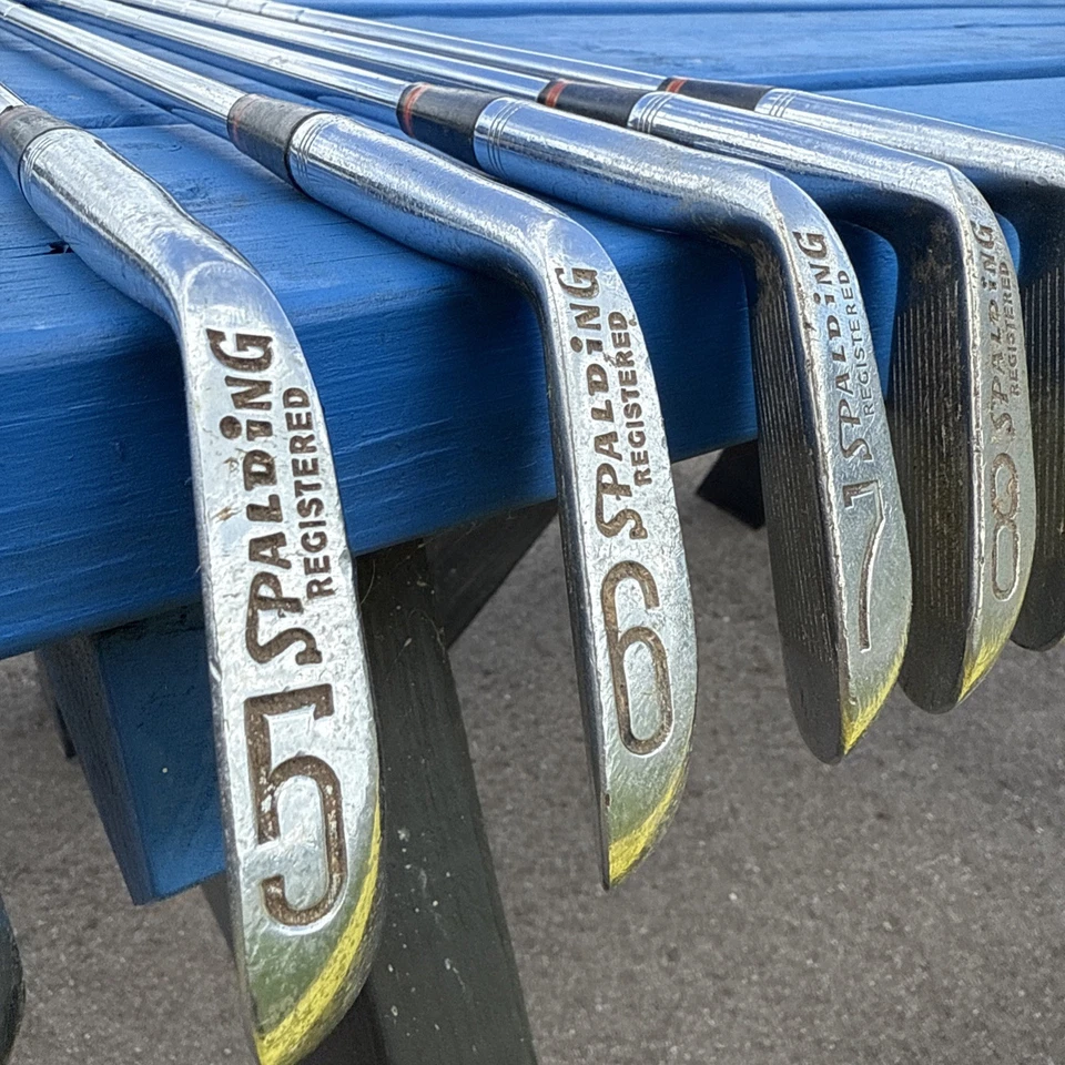 Juego de hierro profesional Top Flite 1965 Spalding 3-9 golf vintage Foto 3 de 4