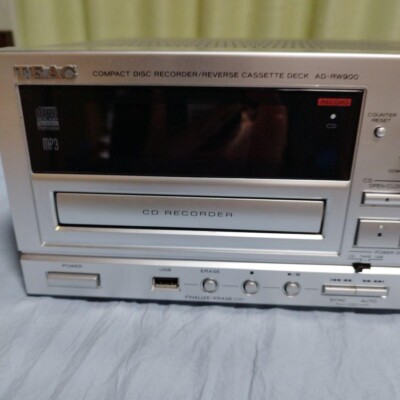 TEAC AD-RW900 CD Recorder Cassette Deck Audio Device Good | eBay