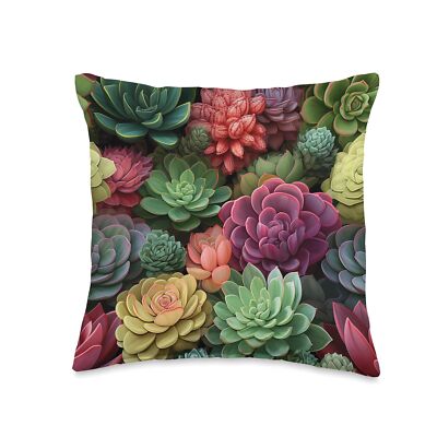 Succulents Plants Pastel Colors Graphic Throw Pillow | eBay