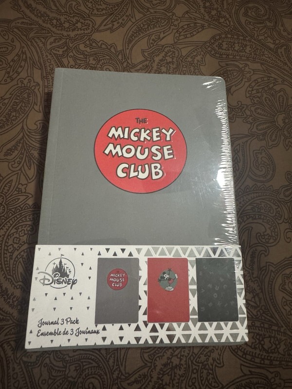 3 Mickey Mouse Club journals. Brand New