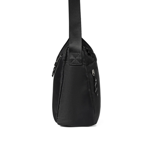 Verstellbarer Riemen Nylon Halbmond Tasche schwarz - Bild 3 von 7