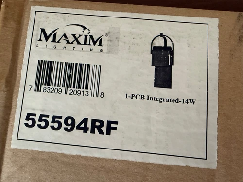 Maxim 55594RF Laredo Outdoor Wall Sconce, 1-Light LED 14 Watts, Rustic Forge - Picture 1 of 3