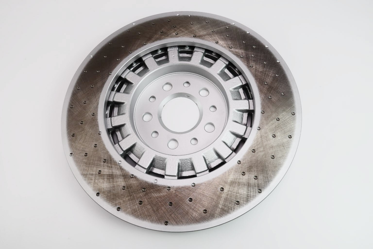 Maserati Levante S Trofeo front rear brake pads & dimpled rotors TopEuro #1563