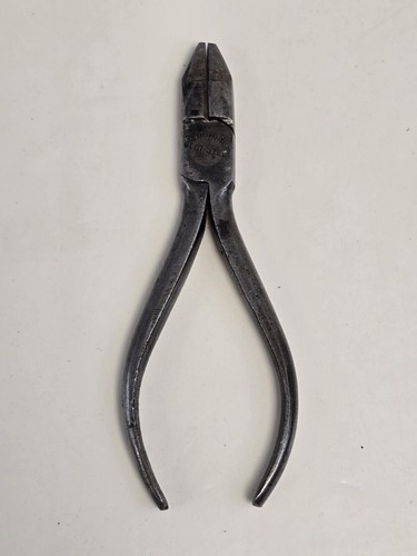 R. Jenning 41-6 Pliers Wire Cutter Utica Tools Steel Flat Nose Germany