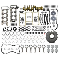 AJ126 3.0L Engine Crankshaft Rods Pistons Timing VVT Kit For Jaguar Land Rover