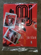 Lot of 2 Sealed 1998 UPPER DECK sticker album MICHAEL JORDAN 2 albums sealed