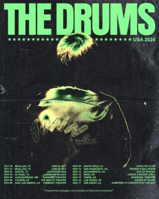 Poster The Drums USA Tour 2024 Poster, The Drums poster, gift fans, home decor