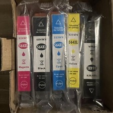 5PK Printer Ink Cartridges For HP 564XL