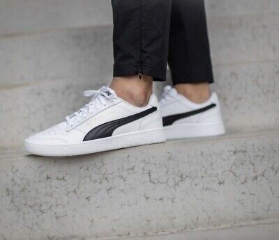 PUMA Ralph Sampson Low White/Black 370846-11 Unisex M6 /W7 PUMA Ralph Sampson Low White/Black 370846-11 Unisex M6 /W7