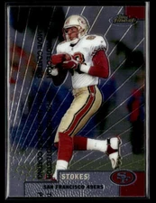 1999 Finest #44 J.J. Stokes Card San Francisco 49ers