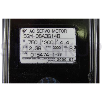 New In Box YASKAWA SGM-08A3G14B Servo Motor