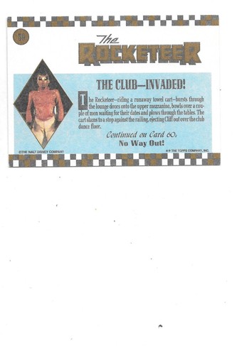 The Rocketeer 1991 Topps Trading Cards + Stickers You Choose - Bild 116 von 218