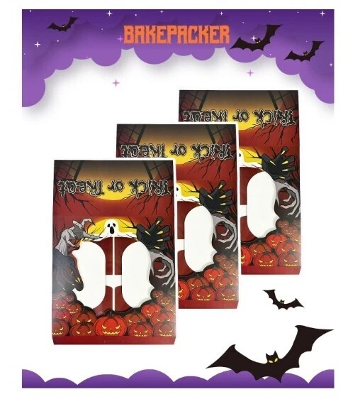 Bakepacker 24pcs Halloween 10x10x5 inches Cake Boxes with Window 12-Packs... - Image 3 of 4