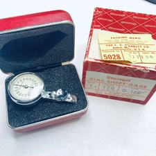 Starrett #170Z Dial Sheet Thickness Gage .150”, 0.001" Grads, Jeweled, Case/Box