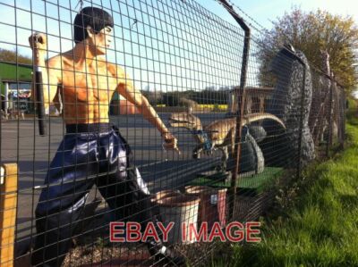 PHOTO  BRUCE LEE VS. VELOCIRAPTOR A VISIT TO PILES COPPICE IS NOT COMPLETE WITHO
