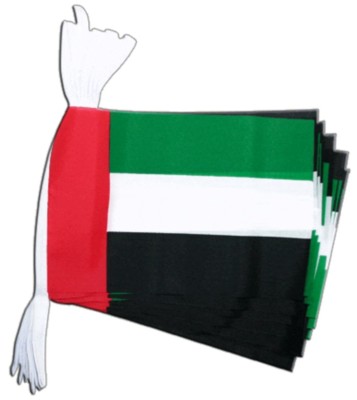 Fahnenkette Flaggenkette Girlande Vereinigte Arabische Emirate Fahnen Flaggen 15