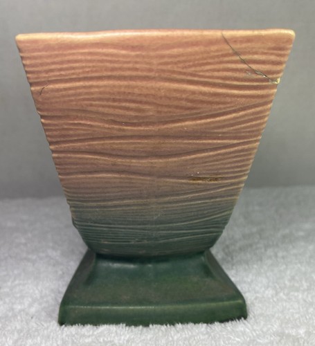 Vintage- Roseville 176-6 Water Lily Cornucopia Planter Vase - Picture 2 of 15